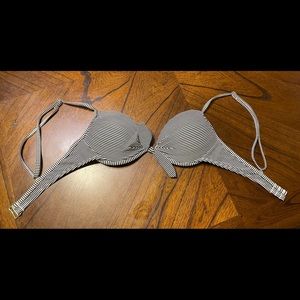 SO brand bikini top. Black and white. Size Medium.